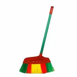 마당 청소용 긴빗자루 비환경 미화용 플라스틱 빗자루 청소기