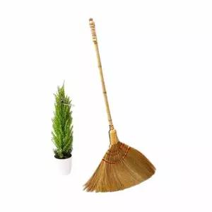 자연 친화적 대나무 빗자루 현관 청소용 청소 도구 갈대