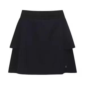 파리게이츠 []여성 스마일 패치 이중 플레어 큐롯 스커트 2종 521F1PC381_BK 348956