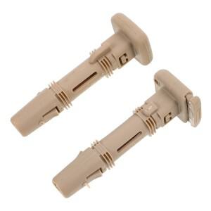 2개입 자동차 헤드레스트 가이드 인서트 튜브 잠금 플라스틱 포스트 수리  앞뒤 좌석 클립 키트