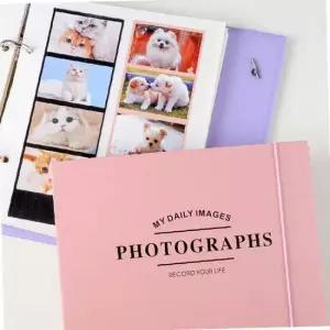 바인더 포토북앨범 소형 사진첩 기념일 여행 성장앨범