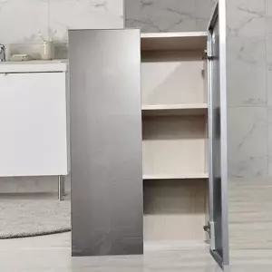 [RIZPICK]수납장 화장실 수건장 벽걸이 욕실 상부장 거울 세면대수납장