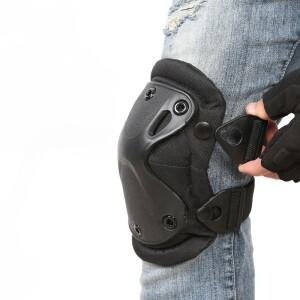 MuqiNush 4 피스 스포츠 등산 무릎 패드 남자 서바이벌 팔꿈치 밀리터리 보호대 육군 Airsoft 야외 기어