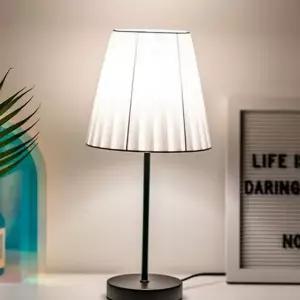 [RIZPICK]플리츠 테이블 스탠드 협탁 단 침실 작은 스탠드조명 스탠드램프