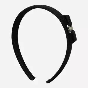 페라가모 6S 340086 430314 바라 보우 리본 헤어밴드 블랙