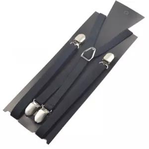 스트랩 조절식 서스펜더 Y자형 캐주얼 집게형 클립 탄성