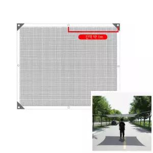 2x2 햇빛 차광망 그늘막 차광막 햇빛 가림막 그늘망 그물망 야외 농사용 캠핑 메쉬 행사용