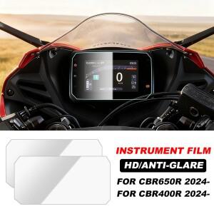 2024- 혼다 호환 CBR400R 바이크 오토바이 액세서리 보호 필름 CBR650R 스크래치 클러스터 스크린 대시보드