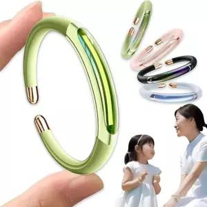 모기 퇴치 팔찌 해충 반지 어린이 및 성인용 180일 동안 효과 지속 천연 성분 무독성 집먼지 진드기 휴대