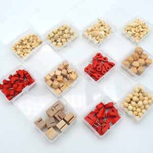 8/20/30/40pcs지도 마커 나무 그림  벽 스터드 코르크 보드 핀 압정 도구 사무실  용품