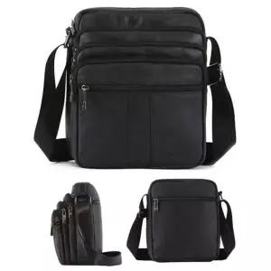 (옵션 블랙)트렌디 캐주얼 가방 소형 메신저백 남성 고급 쇼퍼백