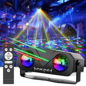 디스코 볼 라이트 파티 DJ 스트로브 오션 스타 프로젝터 댄스 사운드 활성화 리모컨 포함 무대 레이브