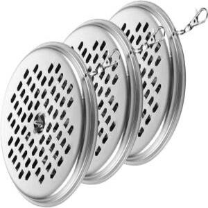 SITEDAN 걸이형 향 접시 모기 유인 향꽂이 3개 세트 휴대용 소용돌이 트레이 퇴치 물림 방지