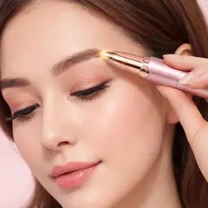 현데코 KC인증 전동 트리머 눈썹제모기 솜털 여성 미용 자동 눈썹 면도기