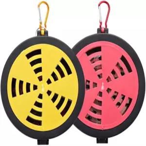 SITEDAN 모기 퇴치 향 접시 휴대용 트레이 뚜껑 포함 2개 세트 방지 향꽂이