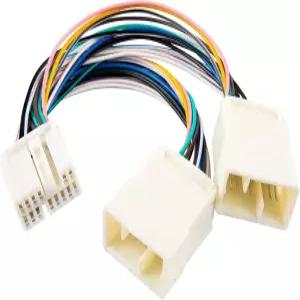 레드 울프 자동차 CD 체인저 인터페이스 플레이어 어댑터 헤드 유닛 스테레오 Y-스플리터 케이블 플러그