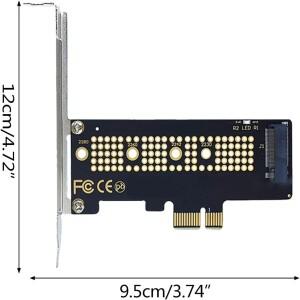 PCIE X1 X4 to M.2 NVME 변환 카드 PCI-Express SSD 확장 어댑터 2230 2242 지원