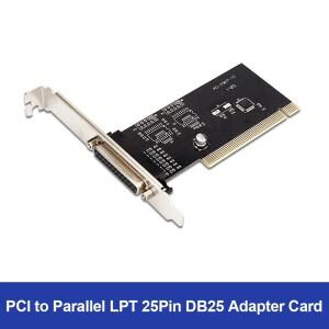 Pci 어댑터 카드 PCI-병렬 LPT 25핀 DB25 프린터 포트 컨트롤러 데스크탑 컴퓨터용 확장