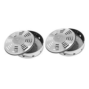 QUMIIRITY 모기향 트레이 2개 세트 향로 향 버너 홀더 스틱 팔찌 향꽂이 거치대 스테인리스 스틸