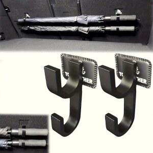 자동차 우산 걸이 트렁크 행거 수납 랙 세단용 시트 다기능 무타공 백 설치