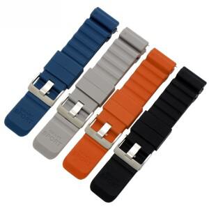 순토 호환 TRAVERSE CORE Sport D5/Spartan Strap 용 고무 손목 시계 24mm 고 실리콘 남성용 팔찌