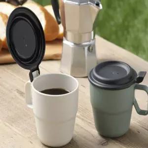 캠핑 플랩 머그컵 나들이 산책 소풍 등산용컵 피크닉머그컵