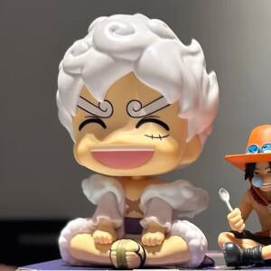 10cm 원피스 애니메이션 피규어 루크업 몽키 D 루피 기어 5 Q 버전 액션 스태츄 모델 컬렉션 장난감