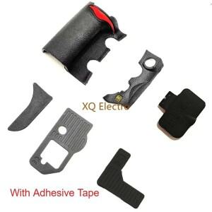 니콘 D700 카메라 수리 부품용 새 바디 세트 핸드 그립 앞뒤 엄지손가락 아래 고무 유닛 (접착 테이프 포함