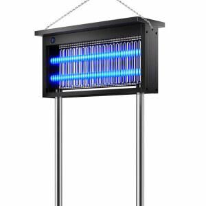 태양광 포충기 야외용 태양열 정원 방수 블랙 모기퇴치기 램프