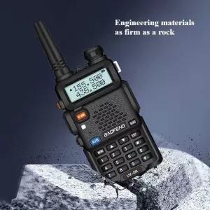 UV5R 듀얼 밴드 FM 인터콤 야외 휴대용 장거리 5W 전력