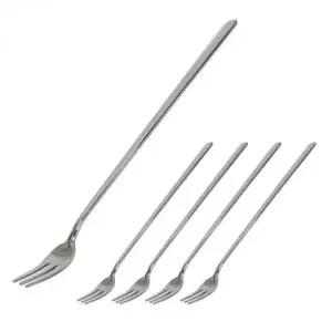 디저트 티포크 20cm 5개 세트 스텐 롱포크