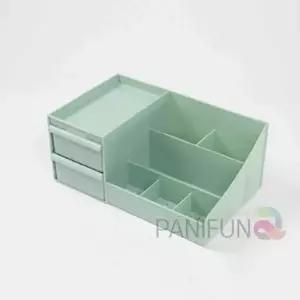 ( )데스크 소품정리함 민트 책상정리함 화장대트레이 메이크업정리함 책상정리대 데스크소품함