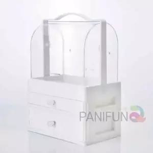 ( )2단서랍 화장품정리함 팩트정리함 화장품함 소품함 화장대트레이 메이크업정리함