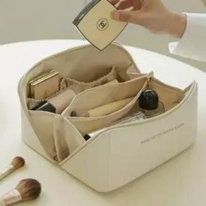 휴대용 가죽 여행용 화장품 정리함 파우치 메이크업파우치