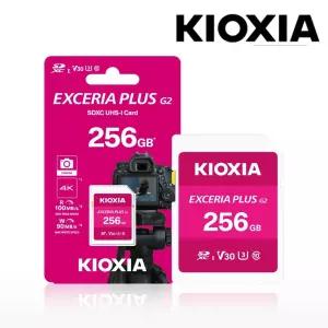 키오시아 Plus G2 SD카드 4K카메라 메모리카드 DSLR 미러리스 256GB