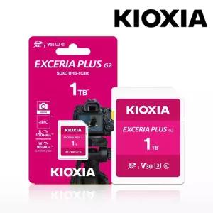 키오시아 Plus G2 SD카드 V30 4K UHD 메모리카드 DSLR 미러리스 1TB