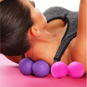 목 종아리 발바닥 롤링 마사지 공 땅콩볼x2개 마사지롤러 안마기 허리