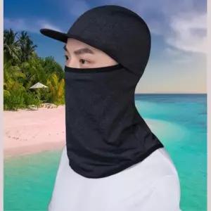 여름 배달 얼굴 자외선차단 쿨 마스크 캡 모자 야외작업현장 라이딩