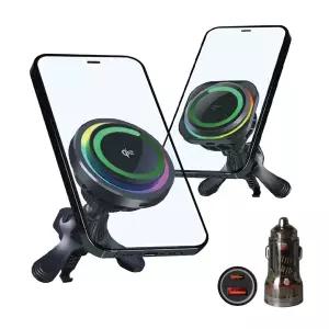 나비 NV226-MSF11Q2 Qi2 맥세이프 지원 휴대폰 차량용무선충전기 거치대