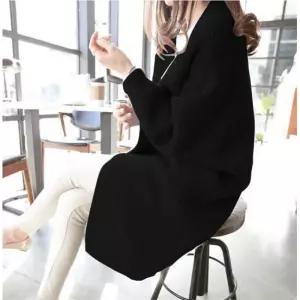 간절기 가오리핏 40대 여성 니트 긴 가디건 엄마선물 여성스러운 예쁜