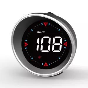 Moman 차량용 헤드업 디스플레이 게이지 HUD 디지털 GPS 속도계 KM/H MPH 겸용 및 나침반 과속 경고 피로