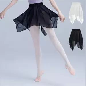 폴댄스 발레 무용 쉬폰 밴딩 성인 치마 스커트 무용복 입시복 연습