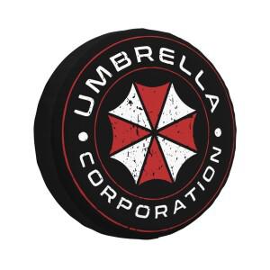 [호환품]엄브렐라 코퍼레이션 자동차 스페어 휠 타이어 커버 케이스 가방 방수 허머 호환 액세서리 14인치