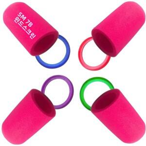 SM7B 마이크 팝 필터 교체용 윈드스크린 (슈어 팟캐스트 스튜디오 콘덴서 링 포함 핑크 폼)