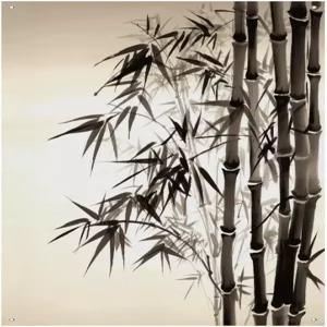 페키루트 대나무 이미지 중국 서예 출입구 커튼 방 암막 도어 레스토랑 주방용 태피스트리 입구