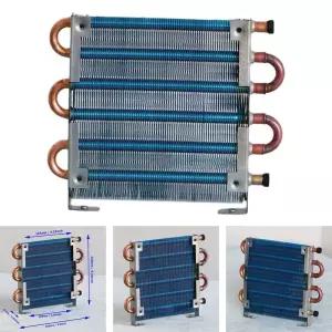 소형 콘덴서 라디에이터 냉장고 용 견고한 구리 튜브 증발기 장비 산업용 DIY 공기 냉각