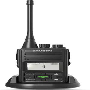 SAMCOM 장거리 양방향 라디오 충전식 2와트 3000mAh 24시간 근무 고출력 2방향 휴대용 UHF 무전기 비즈니스