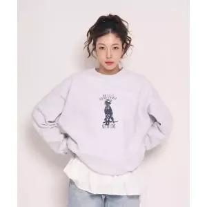 RED.2 달마시안 맨투맨 멜란지네이비 2070523