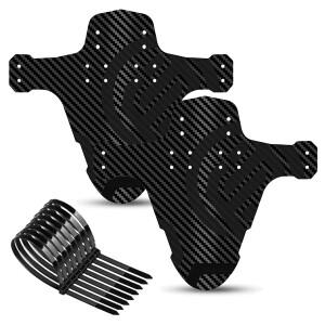 50개 1/2개 업그레이드 카본 패턴 자전거 펜더 로드 산악 머드 가드 앞/뒤 휠 머드가드 초경량 MTB