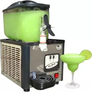 마가리타 걸 싱글 볼 미니 사이즈 냉동 슬러시 음료 머신 - 1.6갤런/200온스 탱크가 장착된 다용도 고용량